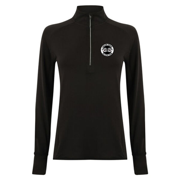 CG-LONDON - Ladies Long Sleeve Zip Neck Performance Top Thumbnail